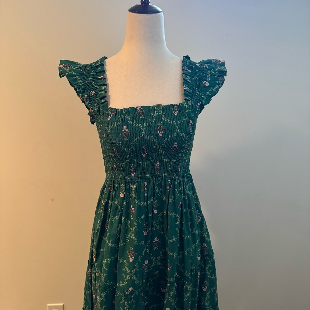 Hill House Green Floral Maxi Dress - Picture 7 of 9